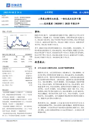 2023中报点评:二季度业绩环比改善,一体化龙头未来可期