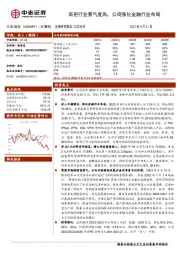 商密行业景气度高，公司强化金融行业布局