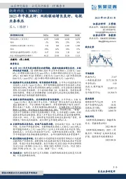 2023年中报点评：双轮驱动增长良好，电视业务承压