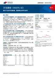 高分子业务利润高增，新能源业务同比减亏