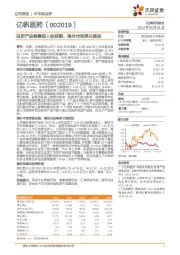 自研产品销售进入收获期，海外市场深化推进