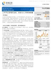 上半年业务增长良好，信创与AI带来新增量