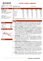 锂价下跌致上半年业绩承压，资源端逐步放量