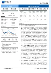 小分子CDMO业务增长良好，新兴业务打开空间