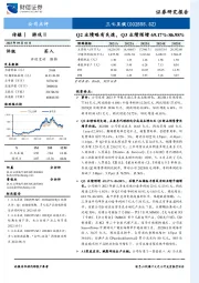 Q2业绩略有失速，Q3业绩预增69.17%-86.98%