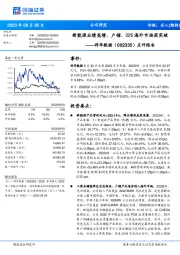 点评报告：新能源业绩高增，户储、UPS海外市场获突破