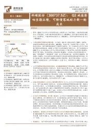 Q2减值影响当期业绩，可转债落地助力新一轮成长