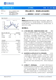 公司动态报告：营收业绩齐升，新能源业务快速增长