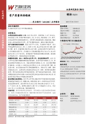 点评报告:资产质量保持稳健
