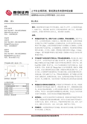 公司简评报告：上半年业绩高增，新能源业务有望持续放量