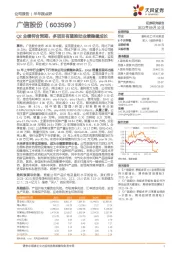 Q2业绩符合预期,多项目有望推动业绩稳健成长