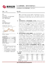 公司简评报告：Q2业绩高增长，海内外市场齐发力