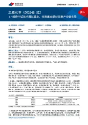 α-烯烃中试技术通过鉴定,收购嘉宏新材完善产业链布局