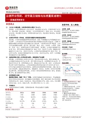 固德威更新报告：业绩符合预期，逆变器及储能电池销量高速增长