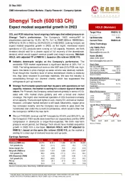 Expect modest sequential growth in 2H23