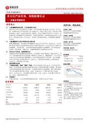 多氟多更新报告：多元化产品布局，构筑新增长点