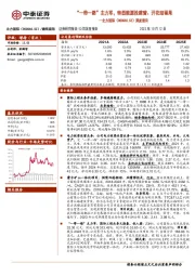 深度报告:“一带一路”主力军,转型能源投建营、开花结硕果