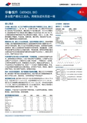 多业联产煤化工龙头，周期加成长再进一程
