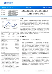 点评报告:三季度业绩持续改善,全产业链布局优势显著