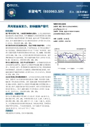 公司深度研究：风光储全面发力，变频器国产替代