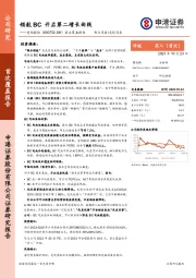 首次覆盖报告：领航BC开启第二增长曲线
