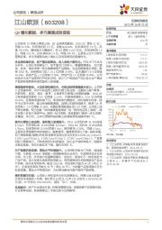 Q3增长靓丽,多元渠道成效显现