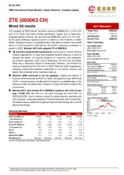 Mixed 3Q results