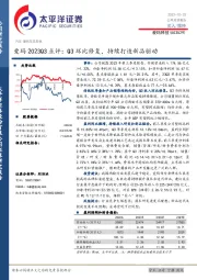 2023Q3点评：Q3环比修复，持续打造新品驱动