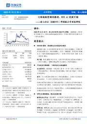 科创板公司动态研究：订阅制转型顺利推进，WPS AI变现可期