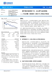 2023年三季报点评报告:碳纤维价格持续下行,关注景气底部修复