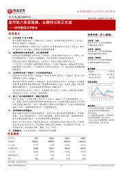 盈利能力高度稳健,业绩同比转正在望