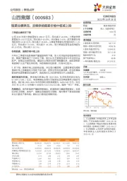 短期业绩承压,后续供给趋紧价格中枢或上抬