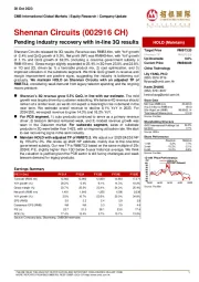 Pending industry recovery with in-line 3Q results