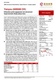 Inflection point appeared, but structural improvement likely takes time