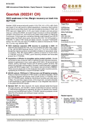 3Q23 weakness in line; Margin recovery on track into 4Q/FY24E