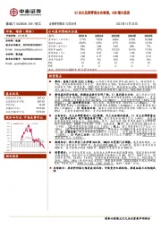 Q3自主品牌零售业务微增，ODM增长提速