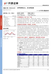 公司首次覆盖报告:功率预测龙头,迈向新蓝海