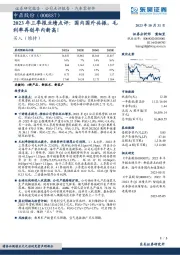 2023年三季报业绩点评:国内国外共振,毛利率再创年内新高!