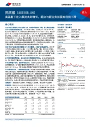 高基数下收入维持良好增长，新店与新业务拓展致利润下滑