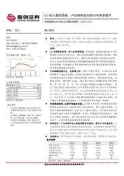 公司简评报告：Q3收入表现亮眼，产品结构优化助力毛利率提升