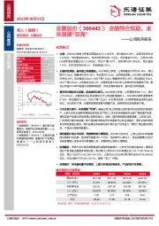 公司简评报告：业绩符合预期，未来展望“双海”