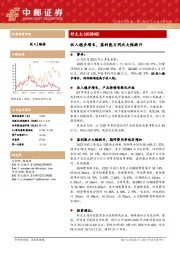 收入稳步增长,盈利能力同比大幅提升