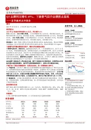 宏华数科点评报告：Q3业绩同比增长45%，下游景气回升业绩拐点显现