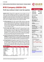 Profit may continue to beat in next few quarters