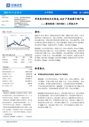 三季报点评：单季度利润创历史新高，拟扩产柬埔寨半钢产能