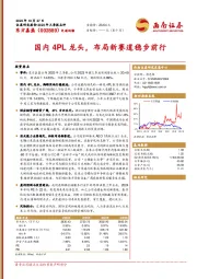 国内4PL龙头,布局新赛道稳步前行