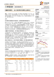 电量持续增长,会计准则等多因素致业绩承压