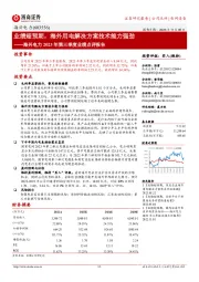 业绩超预期，海外用电解决方案技术能力强劲