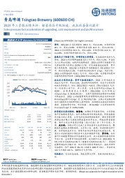 2023年三季报业绩点评:销量承压升级加速,成本改善盈利提升
