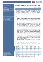 国内海外双轮驱动,研发支出同比增长58%